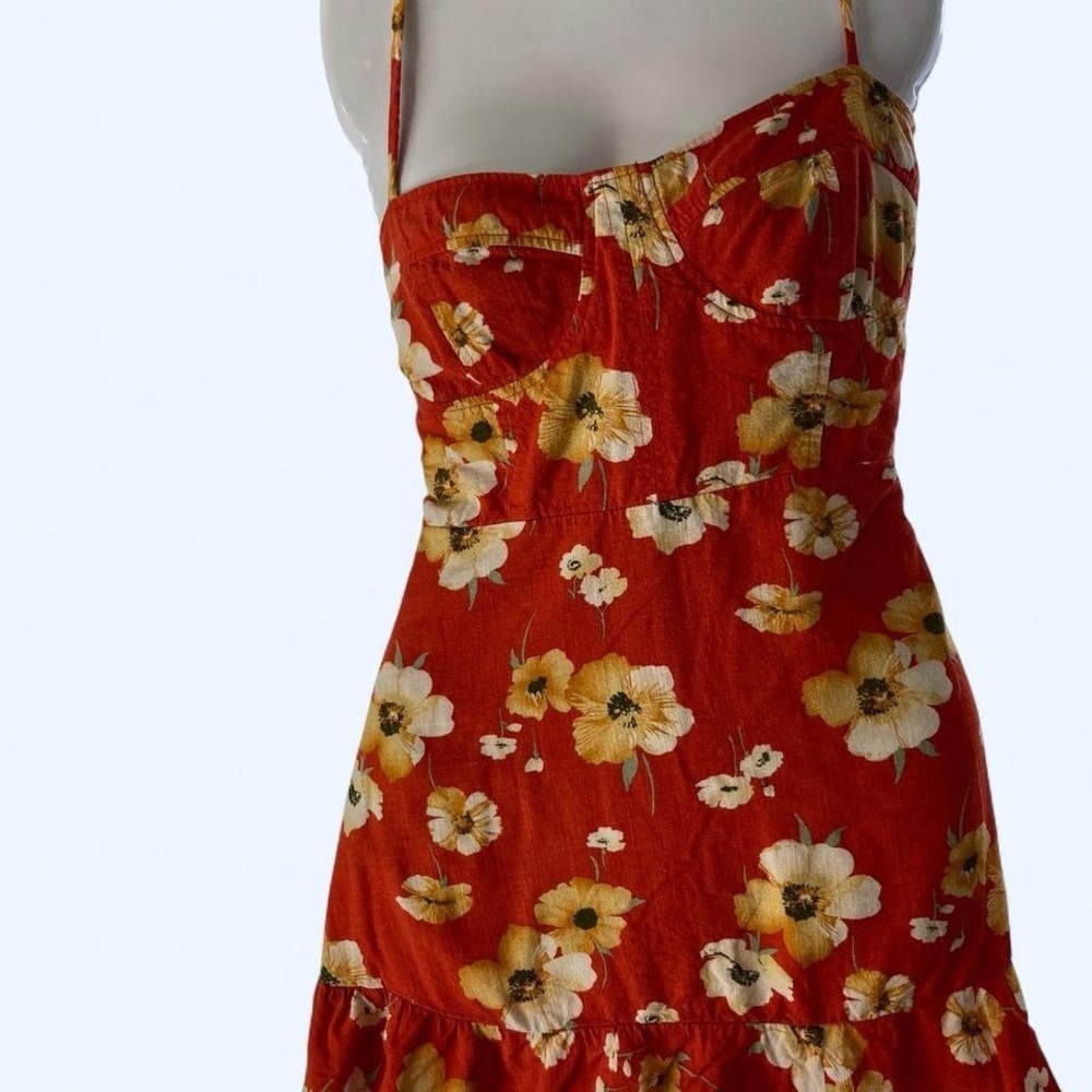 Speechless Orange Spaghetti Strap Mini Sundress XL